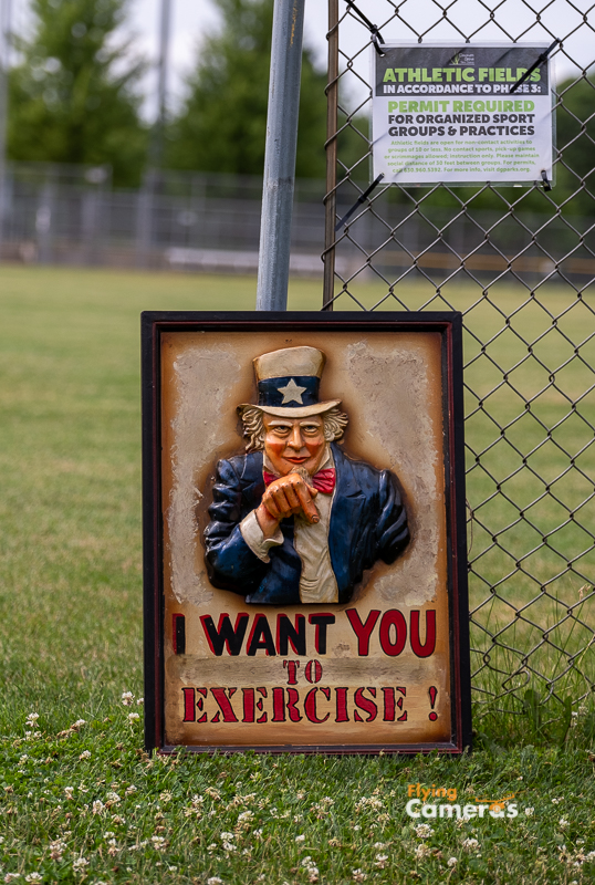 Uncle Sam plaquard - exercise