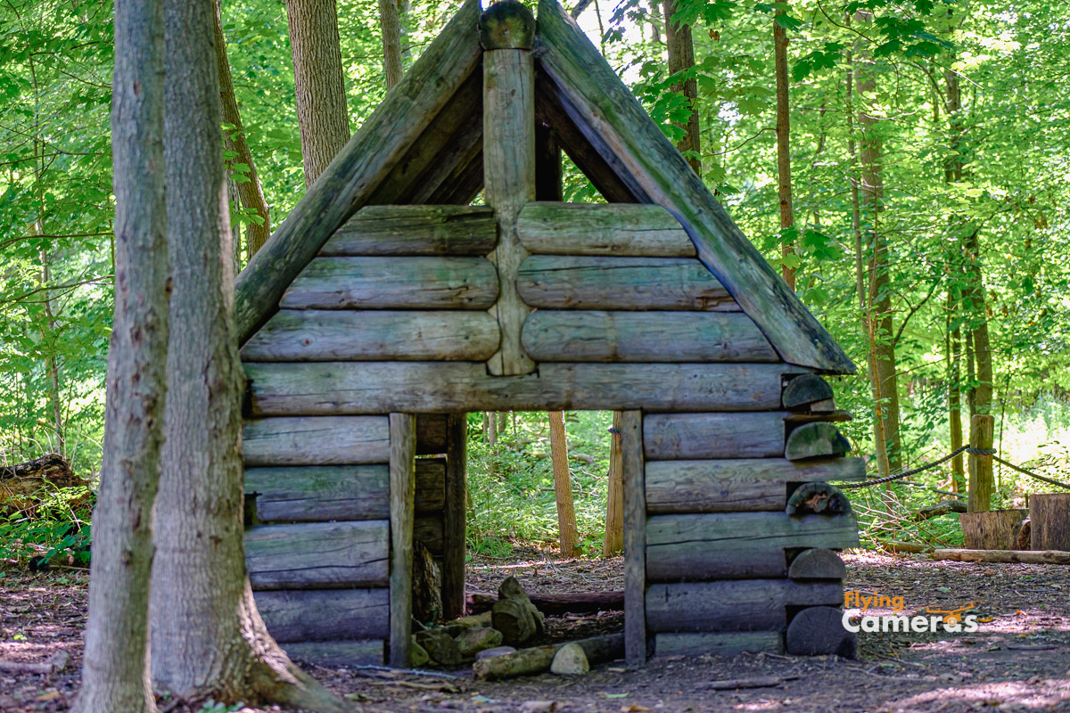 Log cabin recreation