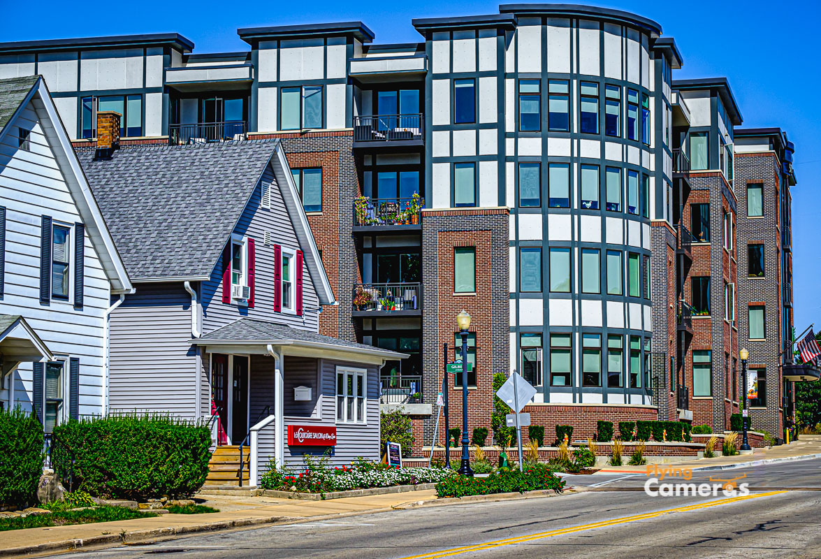 Downers Grove old/new architecture