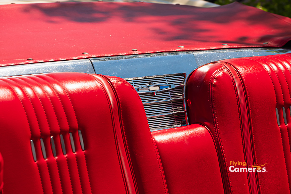 1960's Chrysler 300 red interior