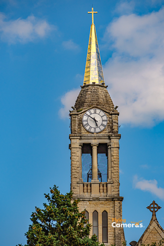 St Dennis church steeple